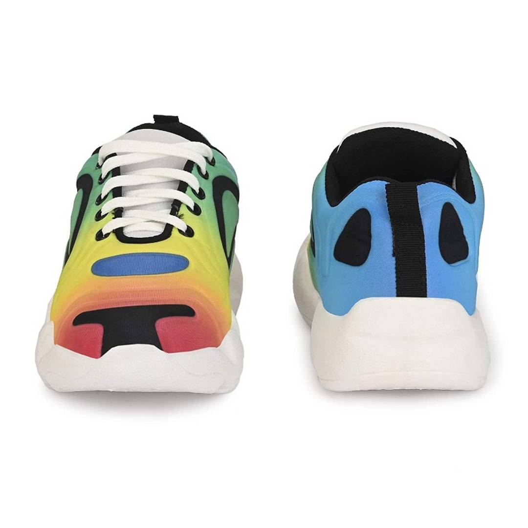 StyleRoad Stylish and Trendy Multicoloured Synthetic Casual Sneakers for Men's