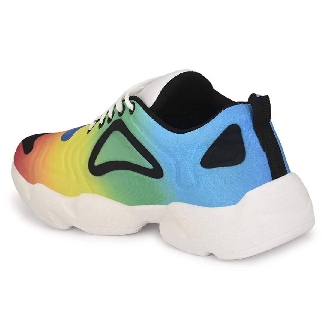 StyleRoad Stylish and Trendy Multicoloured Synthetic Casual Sneakers for Men's