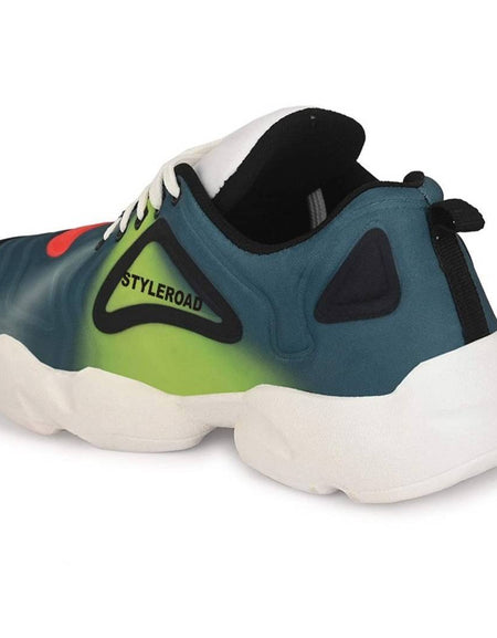 StyleRoad Stylish and Trendy Multicoloured Synthetic Casual Sneakers for Men's