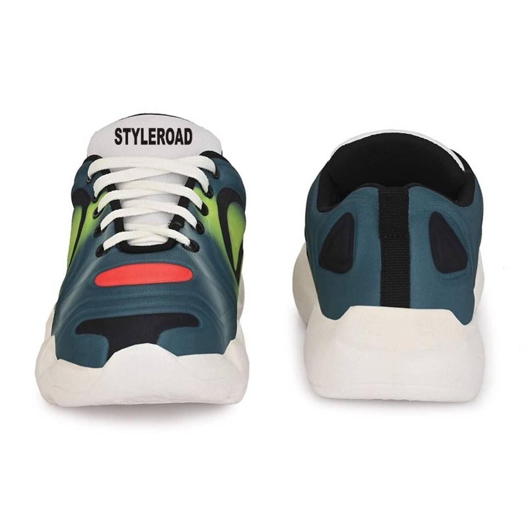 StyleRoad Stylish and Trendy Multicoloured Synthetic Casual Sneakers for Men's
