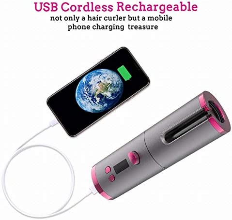 USB Rechargeable Automatic Wireless Electric Hair Curler