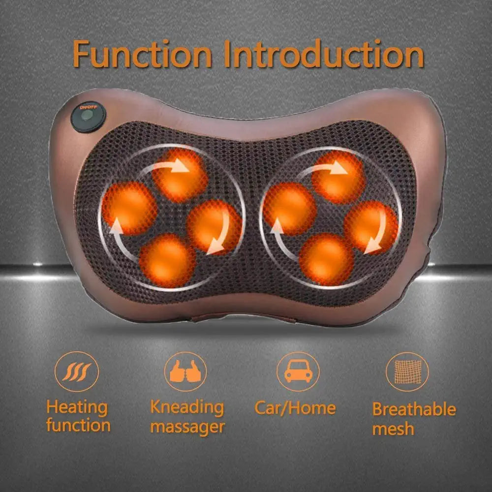 Neck Cushion Full Body Massager Machine (Swiss Technology)
