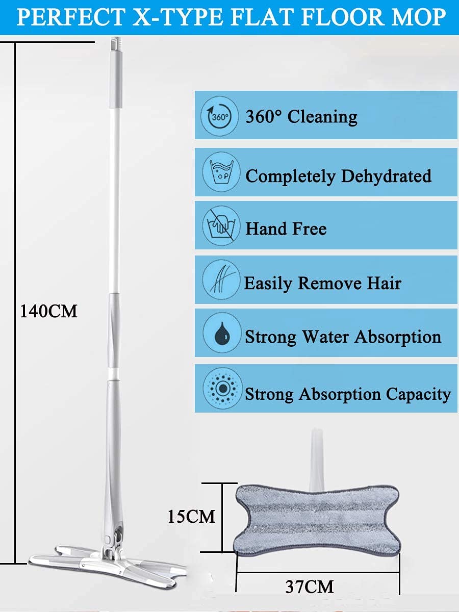 Floor X 360° Rotating Squeeze Mop