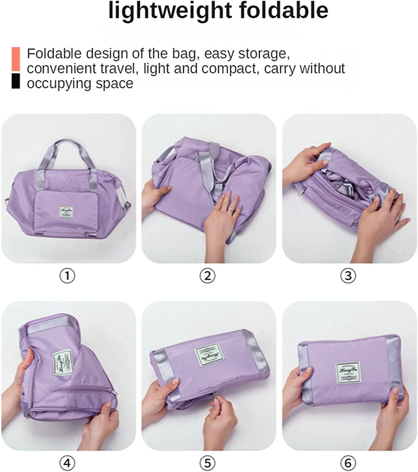 Large Capacity Folding Travel Bag (Waterproof)