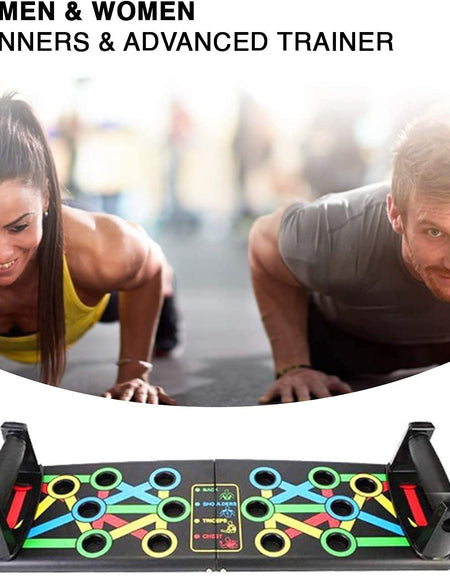 Push Up Board Portable Multi-Function 14 in 1 Push Up Bar Exercise Equipment
