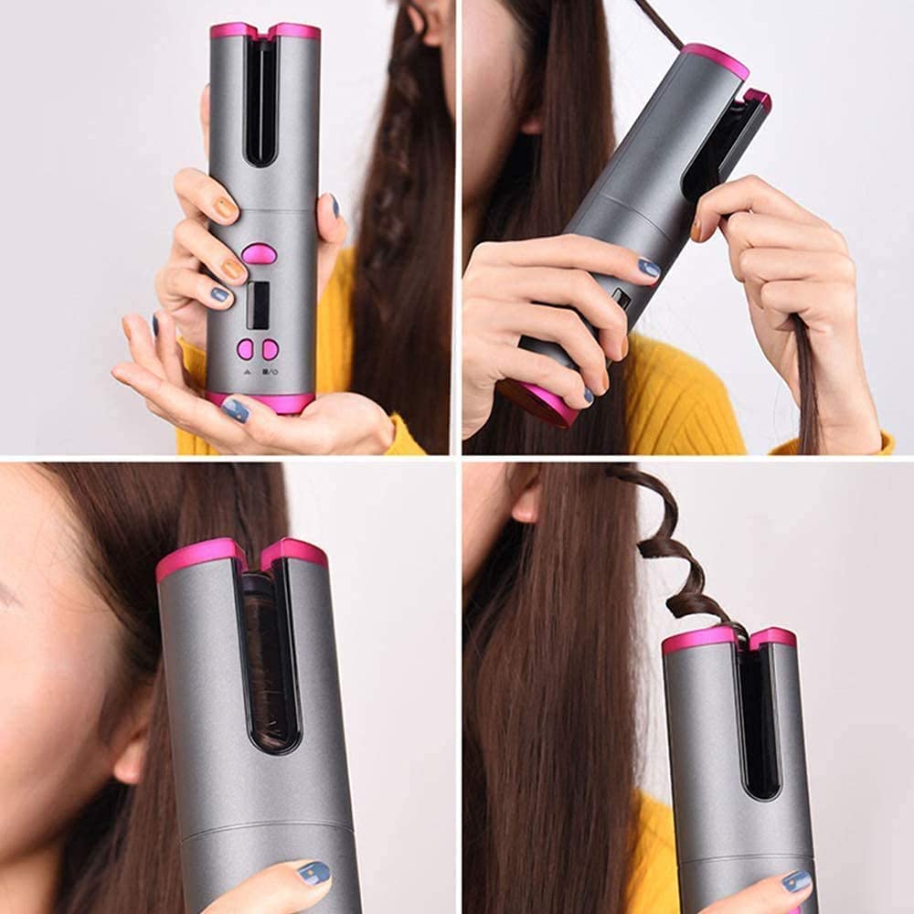 USB Rechargeable Automatic Wireless Electric Hair Curler