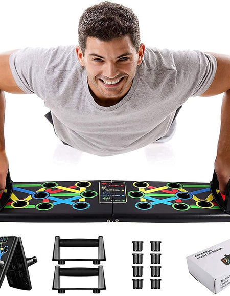 Push Up Board Portable Multi-Function 14 in 1 Push Up Bar Exercise Equipment