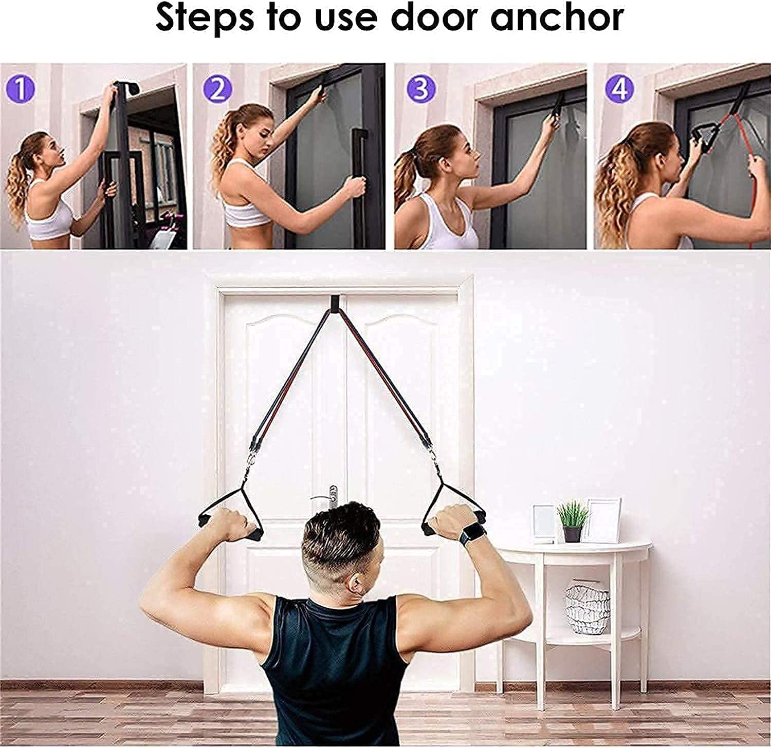 Resistance exercise workout bands set for mens & women's