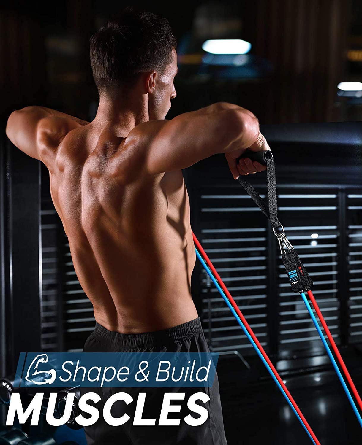 Resistance exercise workout bands set for mens & women's