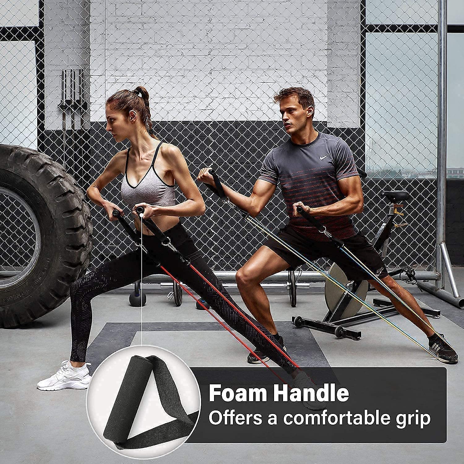 Resistance exercise workout bands set for mens & women's