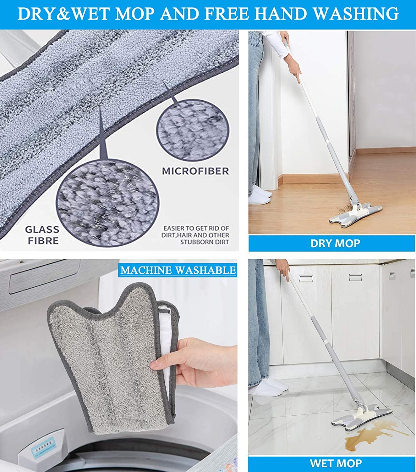 Floor X 360° Rotating Squeeze Mop