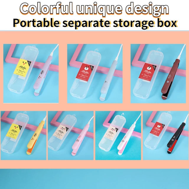 Portable Mini Hair Straightener Curling Hair Clipper with Box (Buy 1 Get 1 Free Offer)