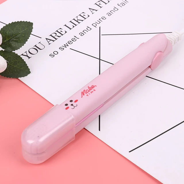 Portable Mini Hair Straightener Curling Hair Clipper with Box (Buy 1 Get 1 Free Offer)