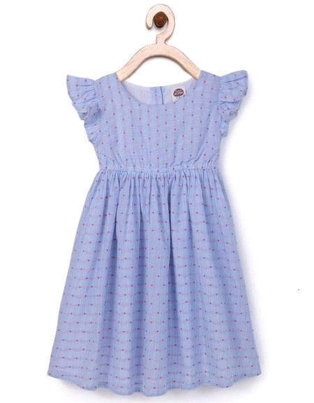 Girls Cotton Printed Frock