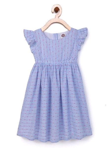 Girls Cotton Printed Frock