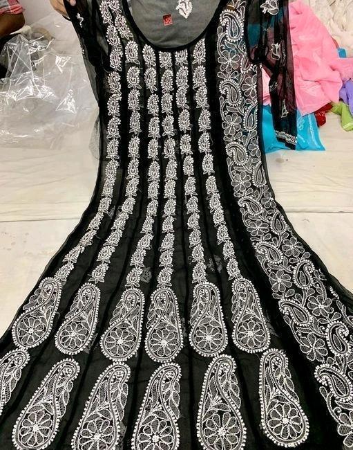 Hand Embroidered Pure Lucknowi Chikankari Kurti