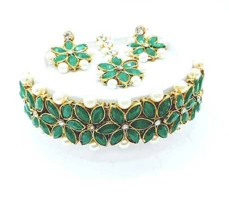 Designer Kundan Choker Necklace Set