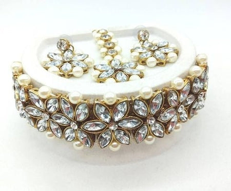 Designer Kundan Choker Necklace Set
