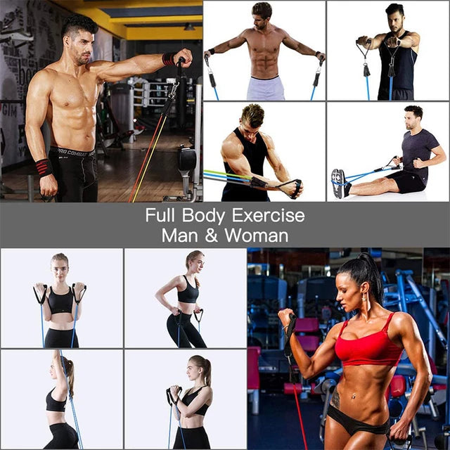 Resistance exercise workout bands set for mens & women's