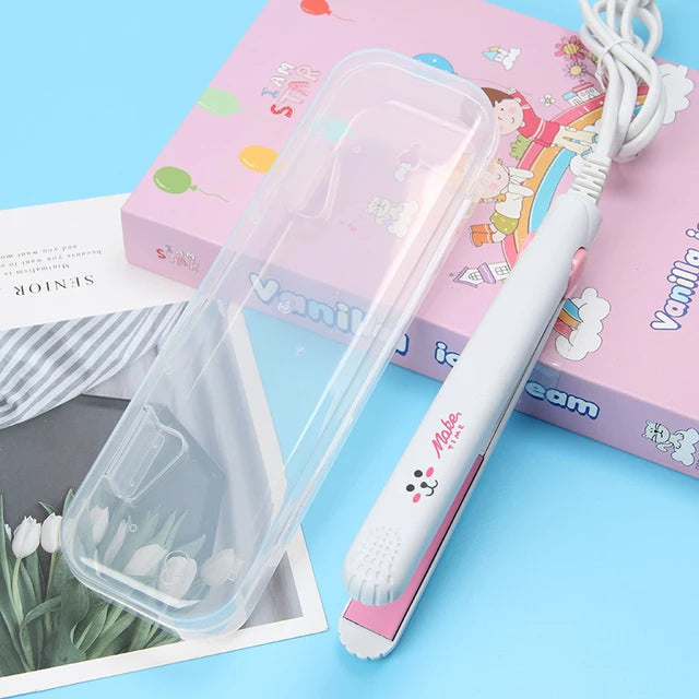 Portable Mini Hair Straightener Curling Hair Clipper with Box (Buy 1 Get 1 Free Offer)