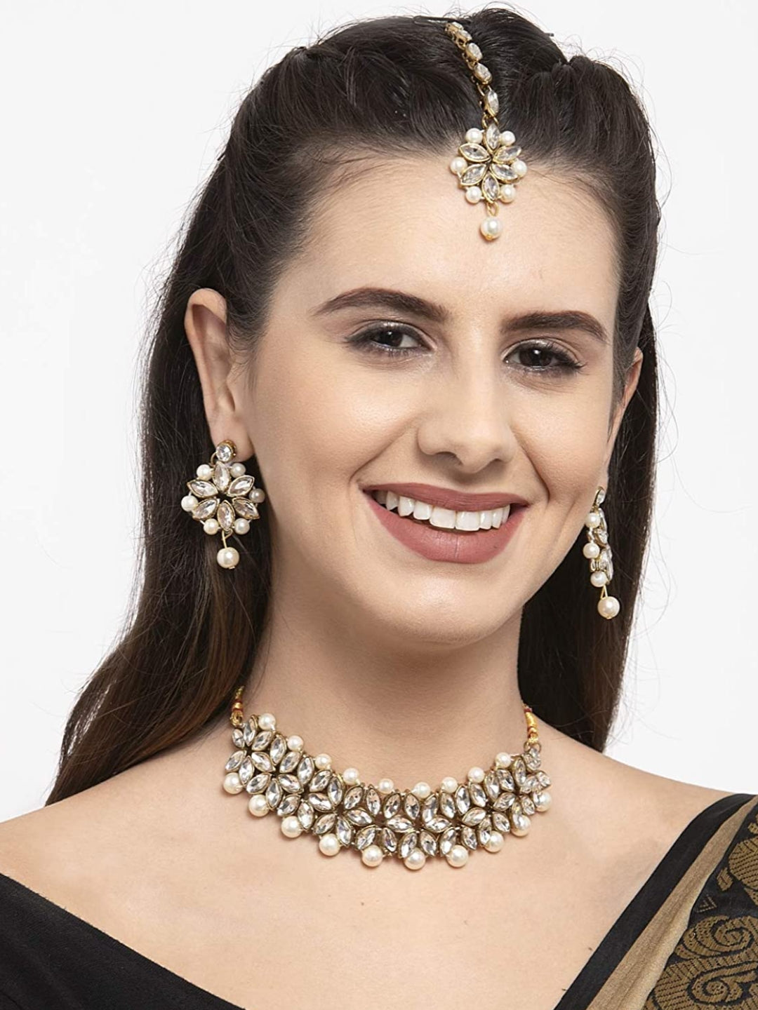 Designer Kundan Choker Necklace Set