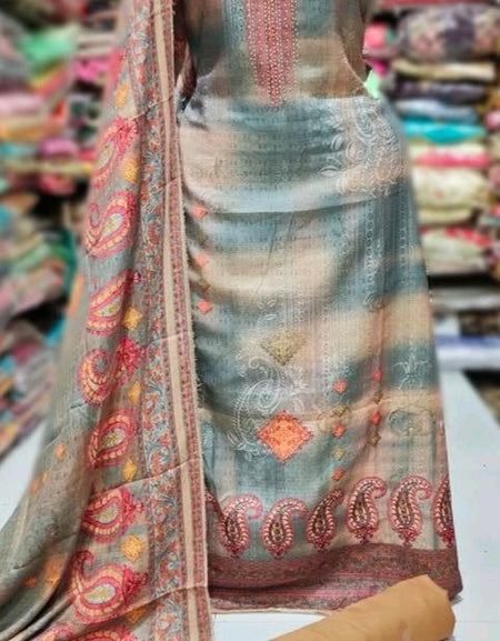 Pashmina Woolen Designer Suit