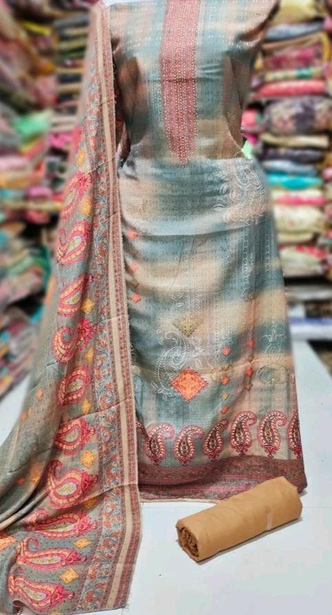 Pashmina Woolen Designer Suit